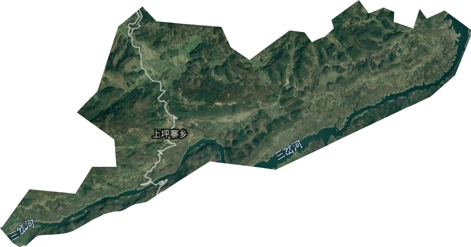 上坪寨乡卫星图