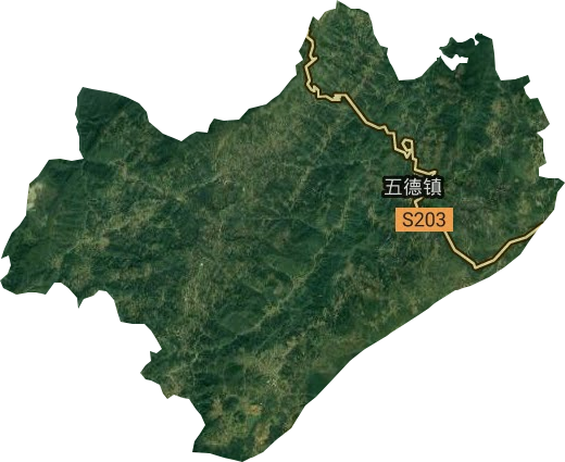 五德镇卫星图