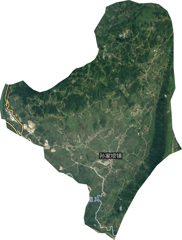 孙家坝镇卫星图