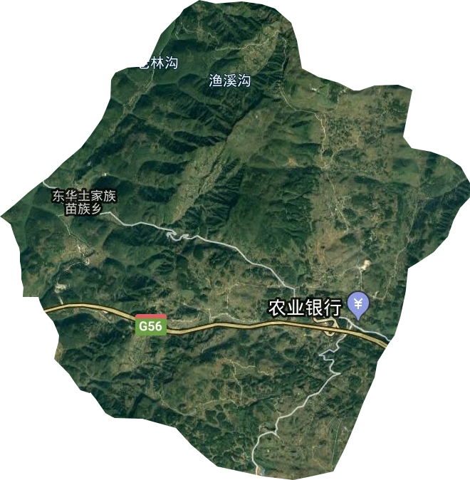 东华乡卫星图