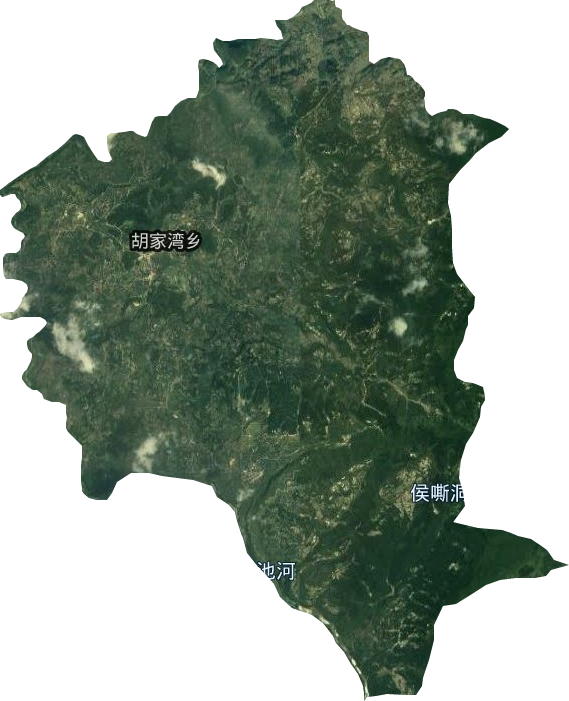 胡家湾乡卫星图