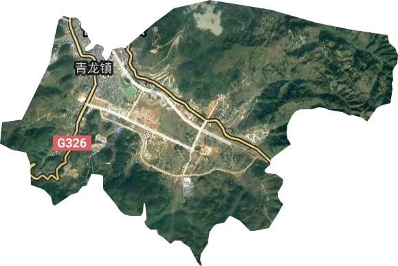 青龙街道卫星图