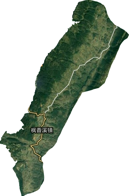 枫香溪镇卫星图