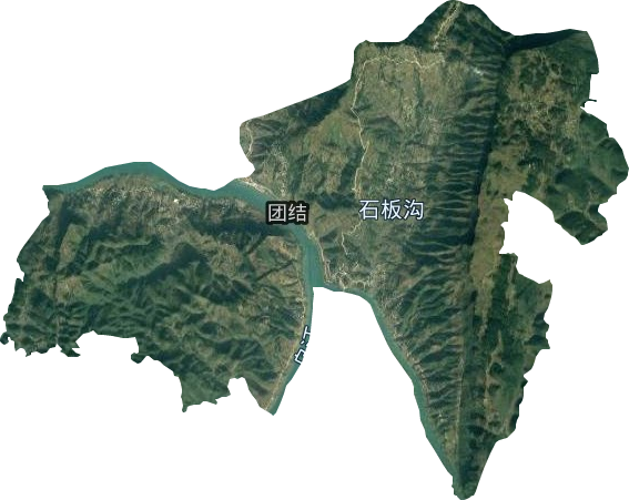黑獭乡卫星图