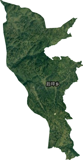 后坪乡卫星图