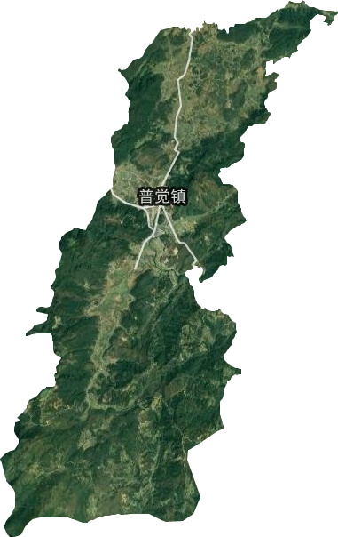 普觉镇卫星图