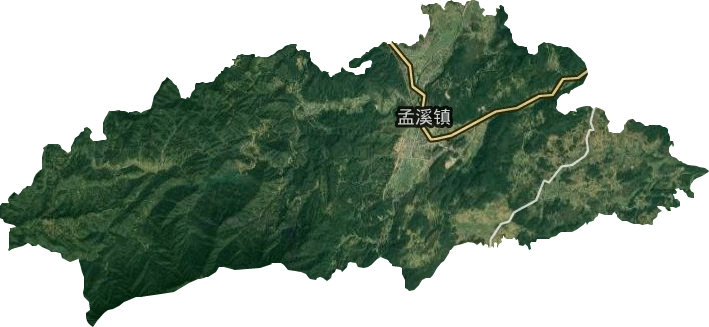 孟溪镇卫星图