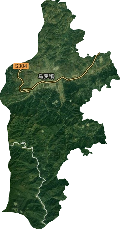 乌罗镇卫星图
