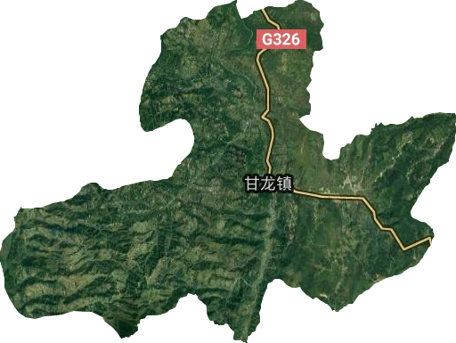 甘龙镇卫星图