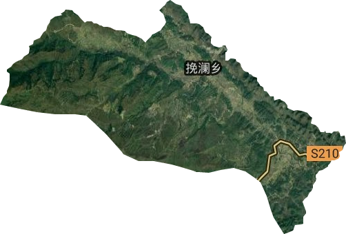 挽澜乡卫星图