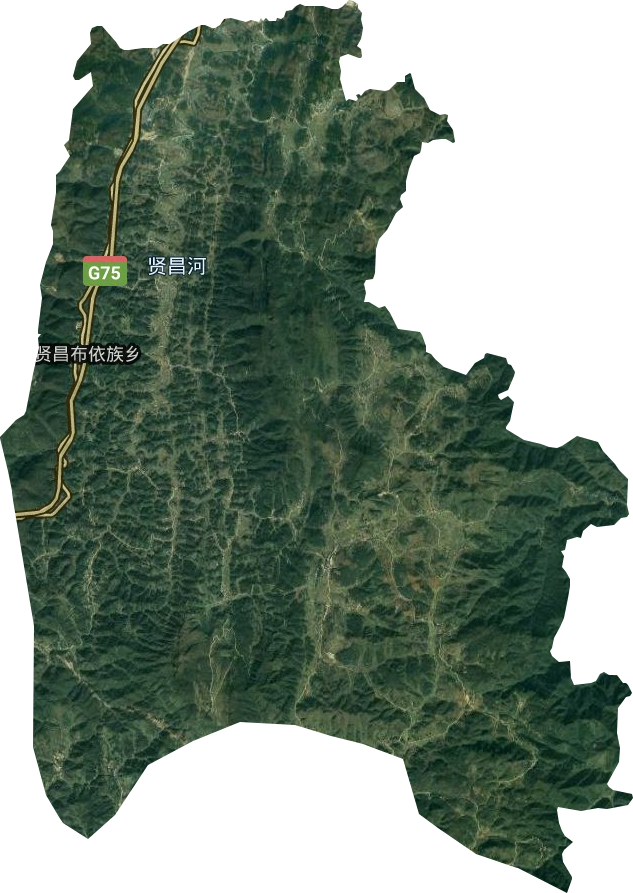 贤昌镇卫星图
