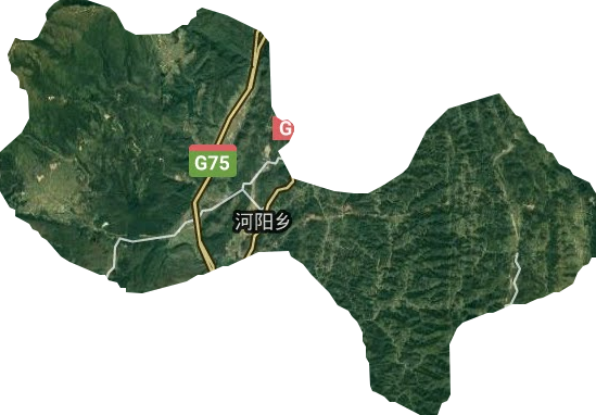 河阳乡卫星图