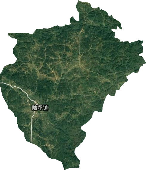 陆坪镇卫星图