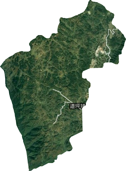 道坪镇卫星图