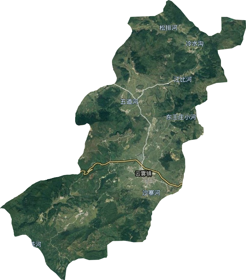 云雾镇卫星图
