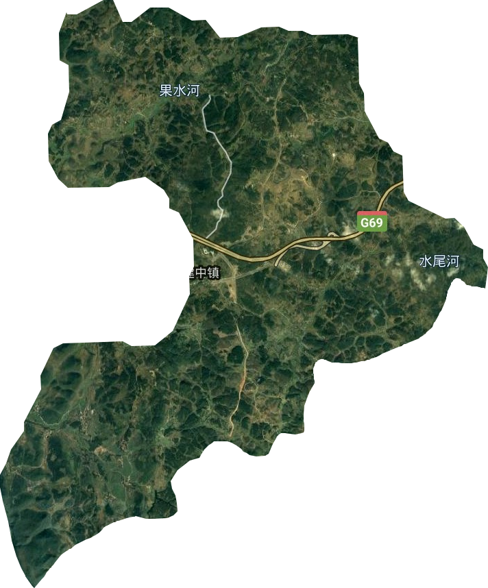 建中镇卫星图