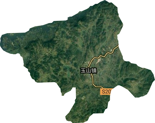 玉山镇卫星图