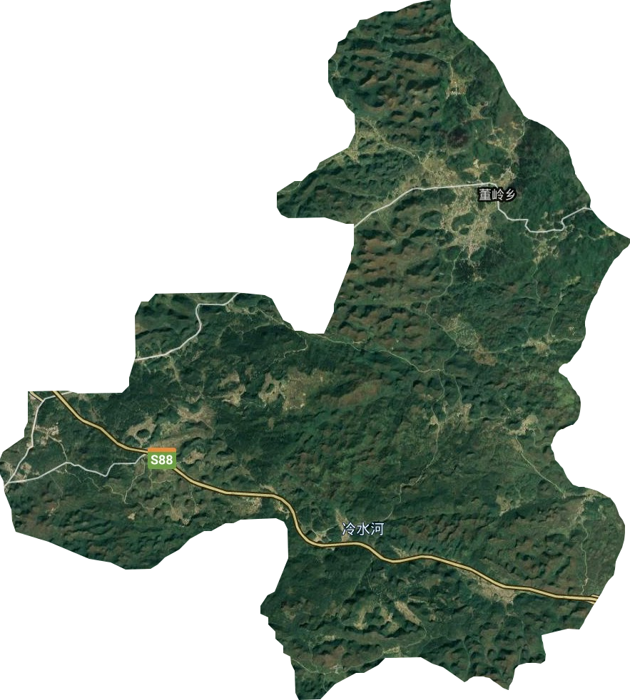 董岭乡卫星图