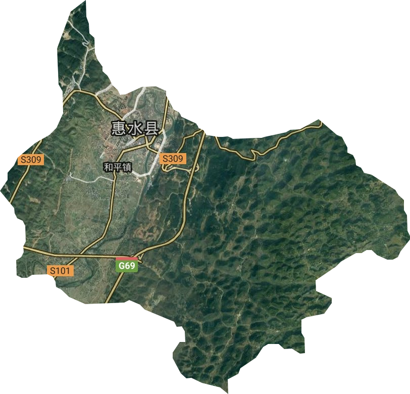 和平镇卫星图