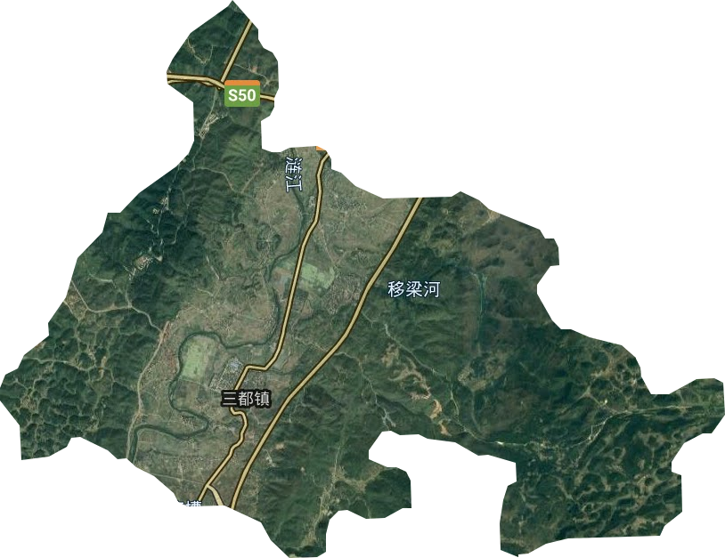 三都镇卫星图