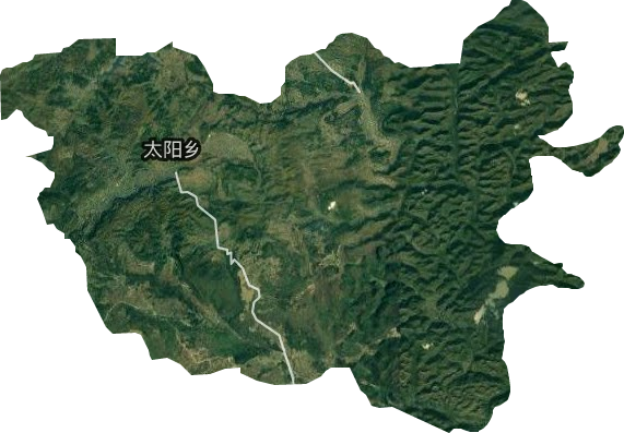 太阳乡卫星图
