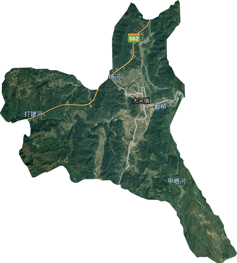 大河镇卫星图