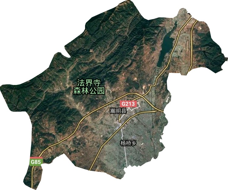 嵩阳街道卫星图