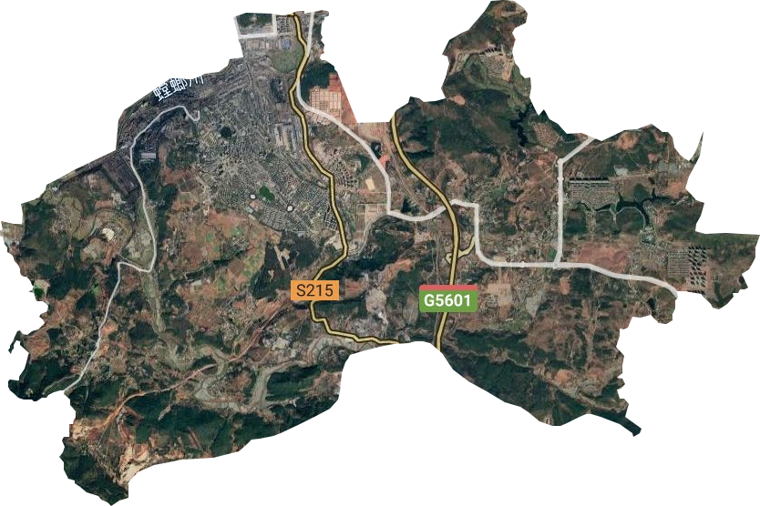 金方街道卫星图