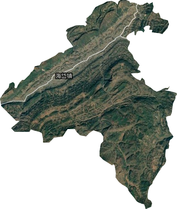 海岱镇卫星图