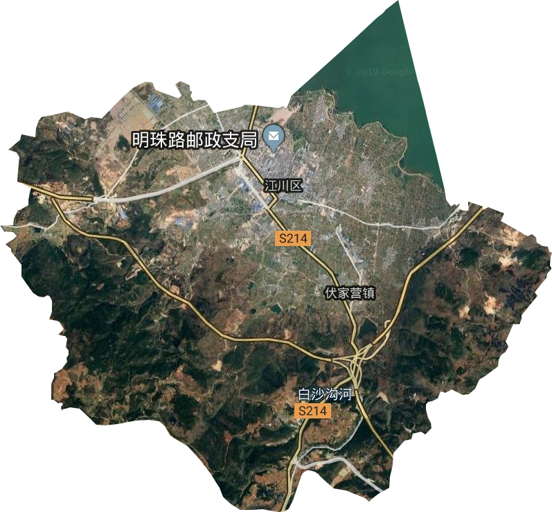 大街街道卫星图