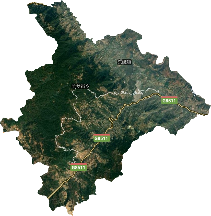 曼来镇卫星图