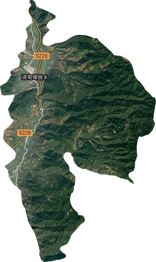 湾甸傣族乡卫星图