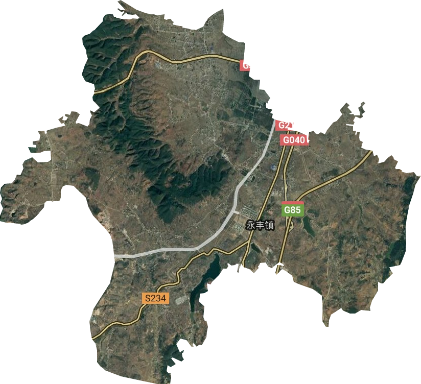 永丰镇卫星图