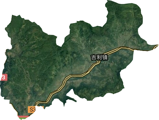 吉利镇卫星图