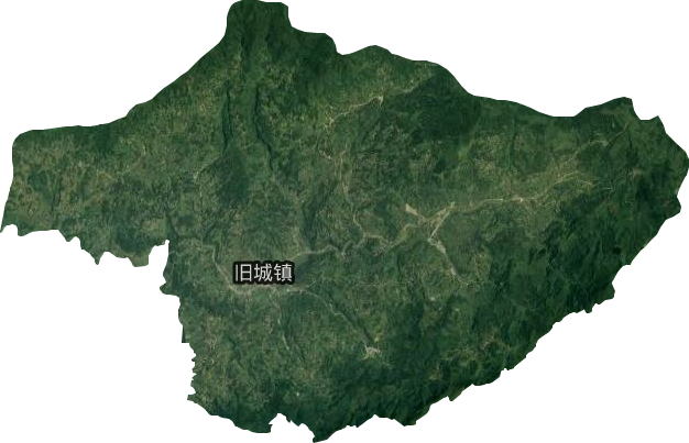 旧城镇卫星图