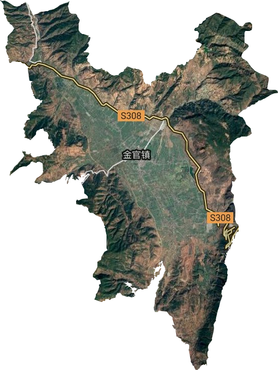 三川镇卫星图