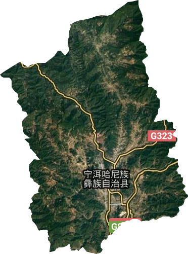 宁洱镇卫星图