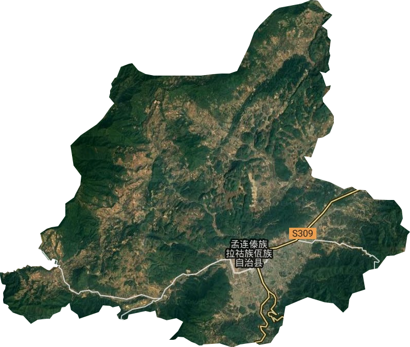 娜允镇卫星图