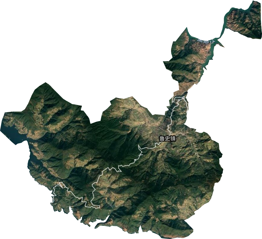 鲁史镇卫星图