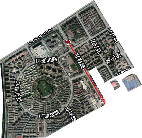 瑞景街道卫星图