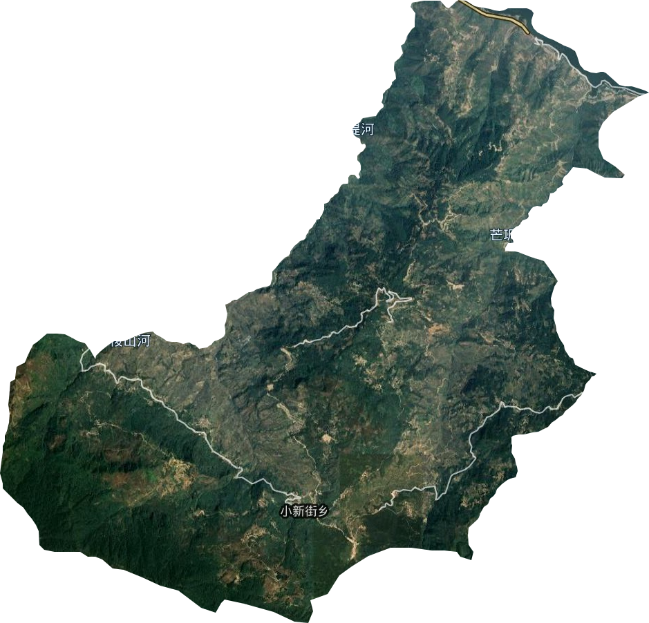 小新街乡卫星图