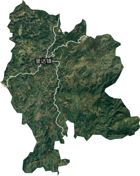 里达镇卫星图