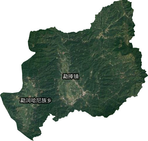 勐捧镇卫星图
