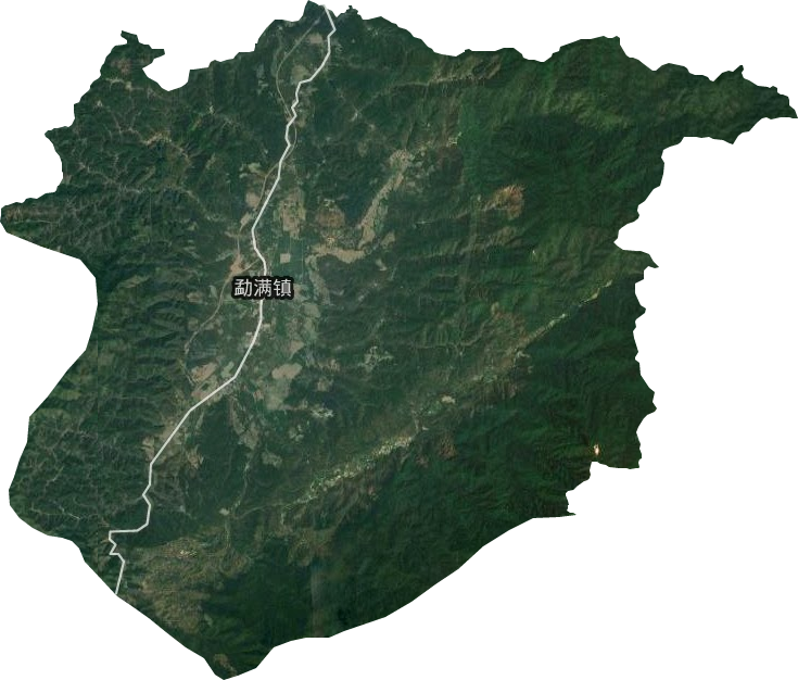 勐满镇卫星图