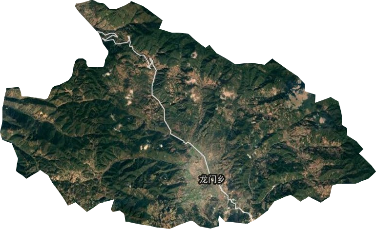 龙门乡卫星图