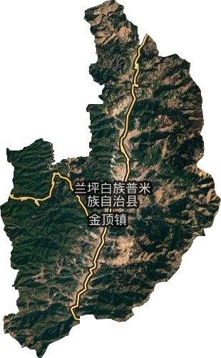 金顶镇卫星图