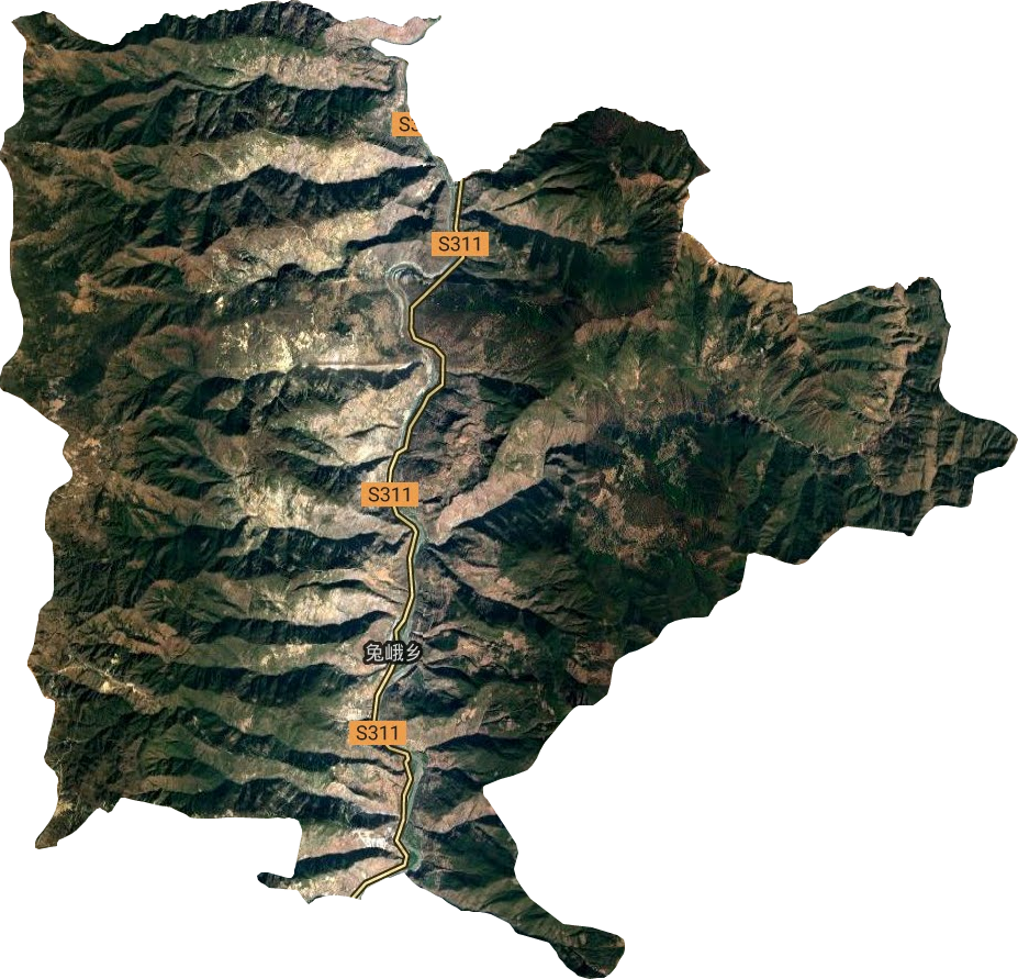 兔峨乡卫星图