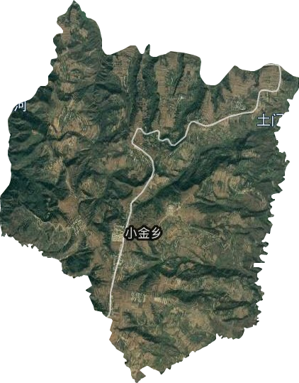 小金街道卫星图