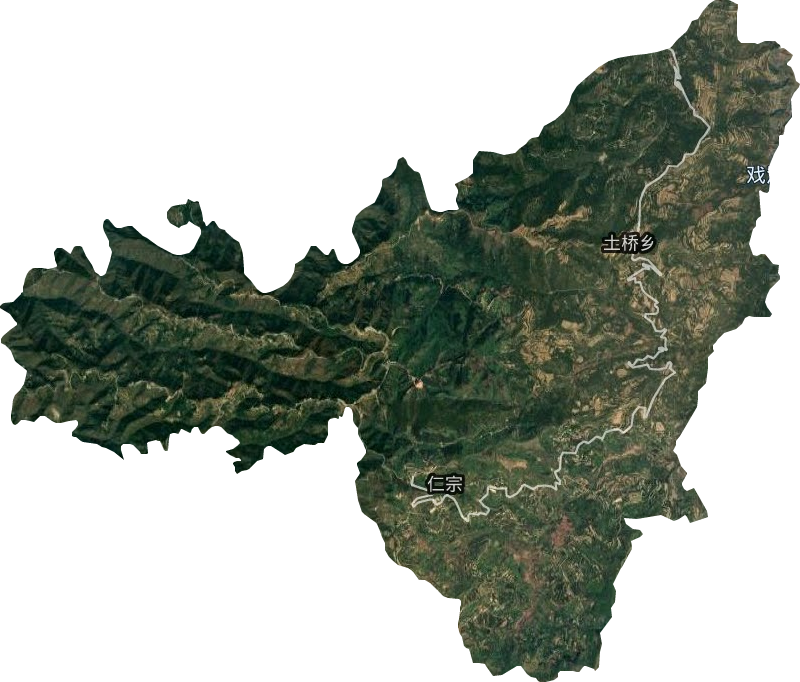 仁宗街道卫星图