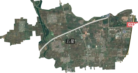五星街道卫星图